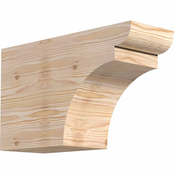 Ekena Millwork Yorktown Smooth Rafter Tail, Douglas Fir, 5 1/2"W x 10"H x 16"L RFT06X10X16YOR00SDF - main
